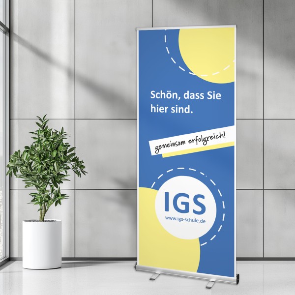 Roll-Up Banner mit individuellem Design